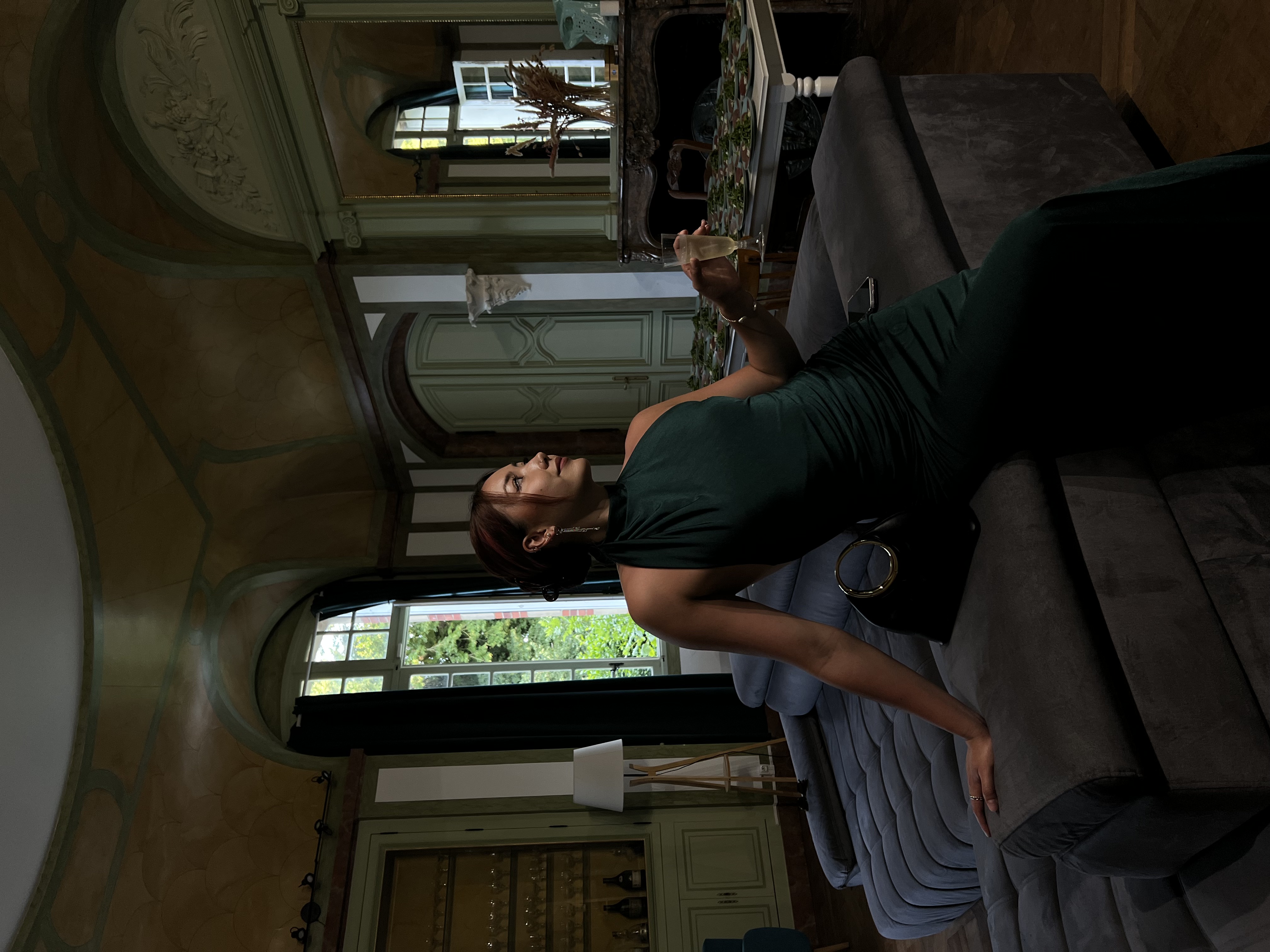 Lily inside Château Goyencourt